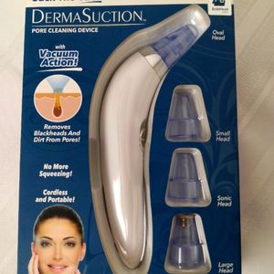 Dermasuction Vacuum Pore Cleaning Device Cordless Suction Remove Blackheads